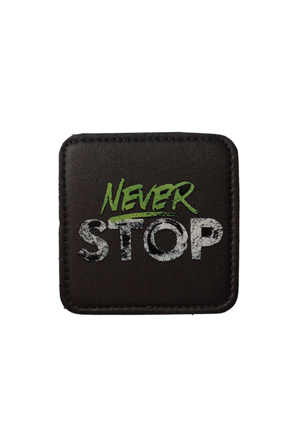 Never Stop Model 7x7 cm Trucker Şapka Uyumlu Patch Arma