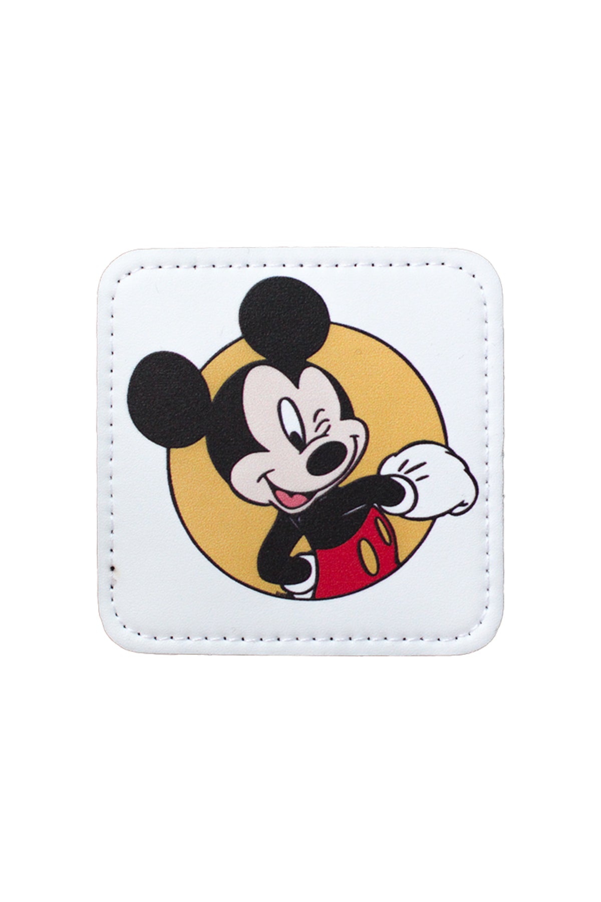 Mickey Mouse Model 7x7 cm Trucker Şapka Uyumlu Patch Arma