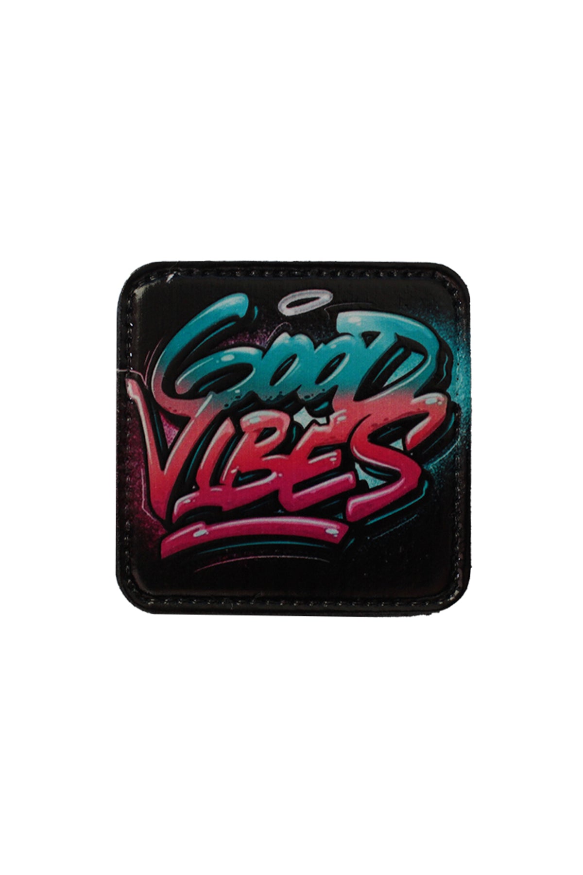 Good Vıbes Model 7x7 cm Trucker Şapka Uyumlu Patch Arma