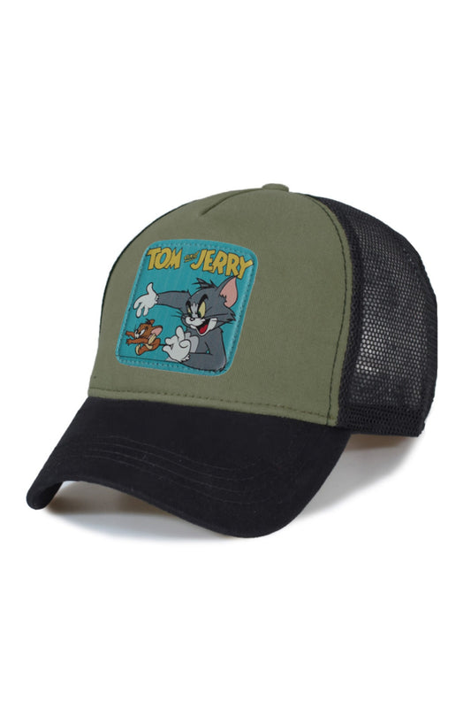 Tom Ve Jerry Mavi Model Fileli Şapka