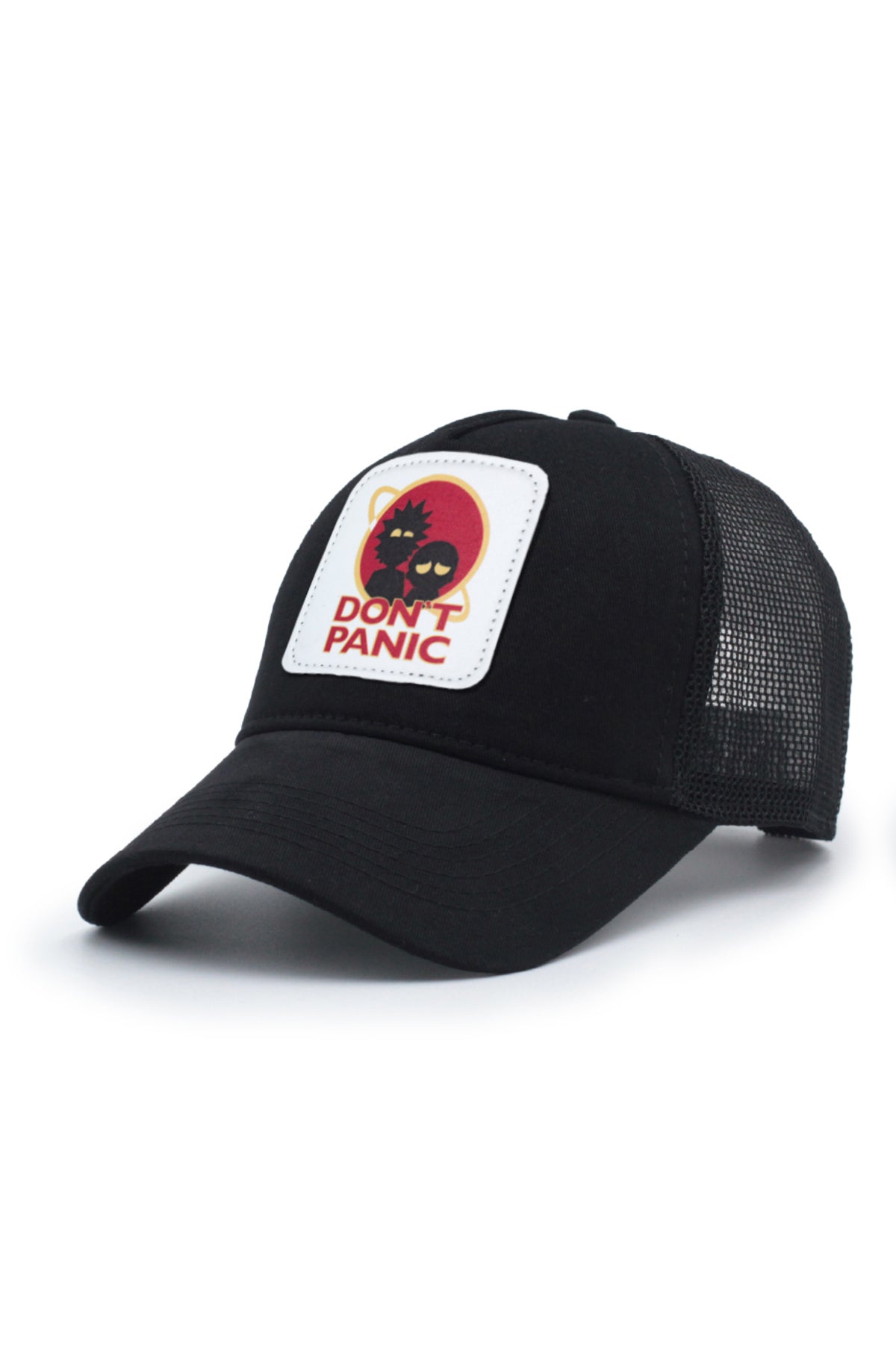 Dont Panic Model Fileli Şapka Kahverengi Lacivert