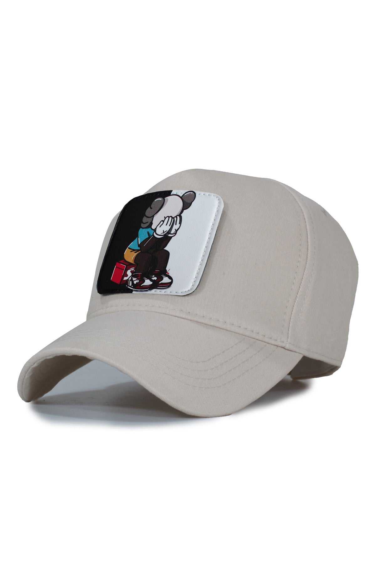 Kaws Siyah Beyaz Model Şapka- - Lacivert