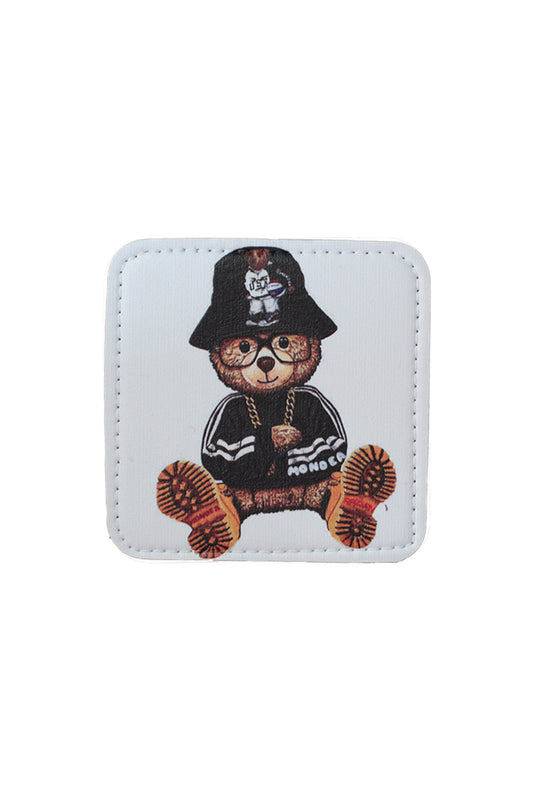 Bear 1 Model 7x7 cm Trucker Şapka Uyumlu Patch Arma