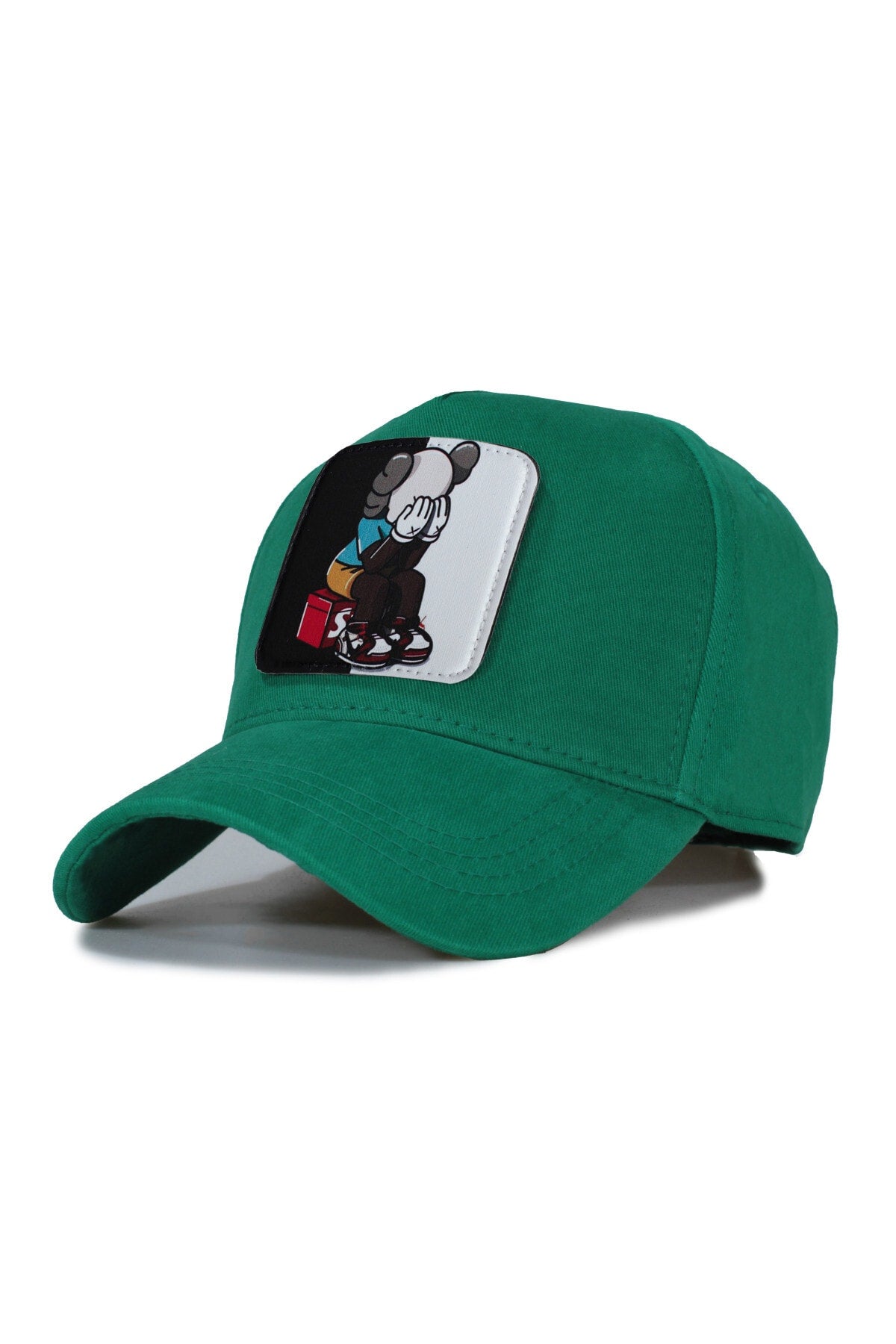 Kaws Siyah Beyaz Model Şapka- - Lacivert