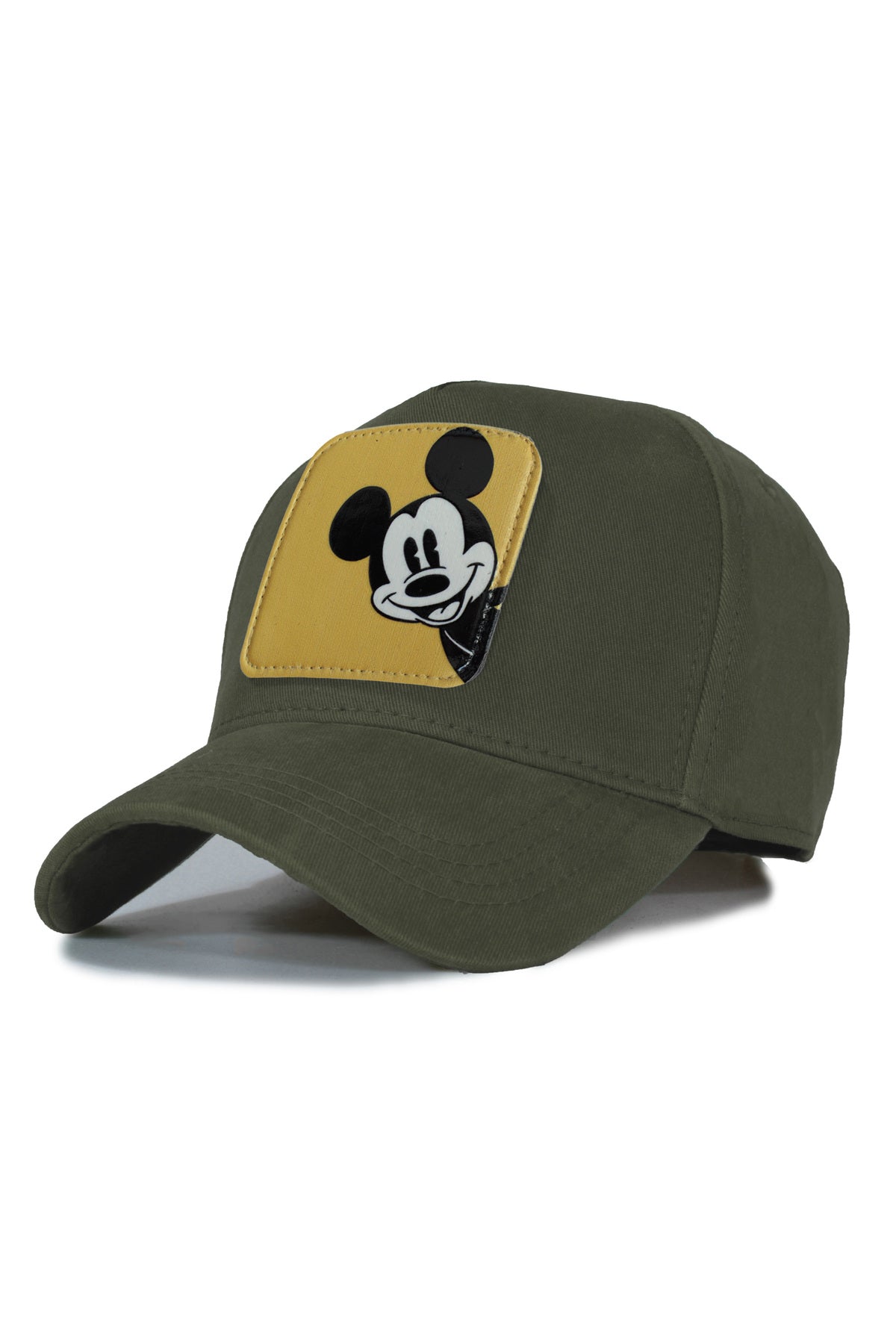 Mickey #5 Model Şapka- - Hardal Kahve
