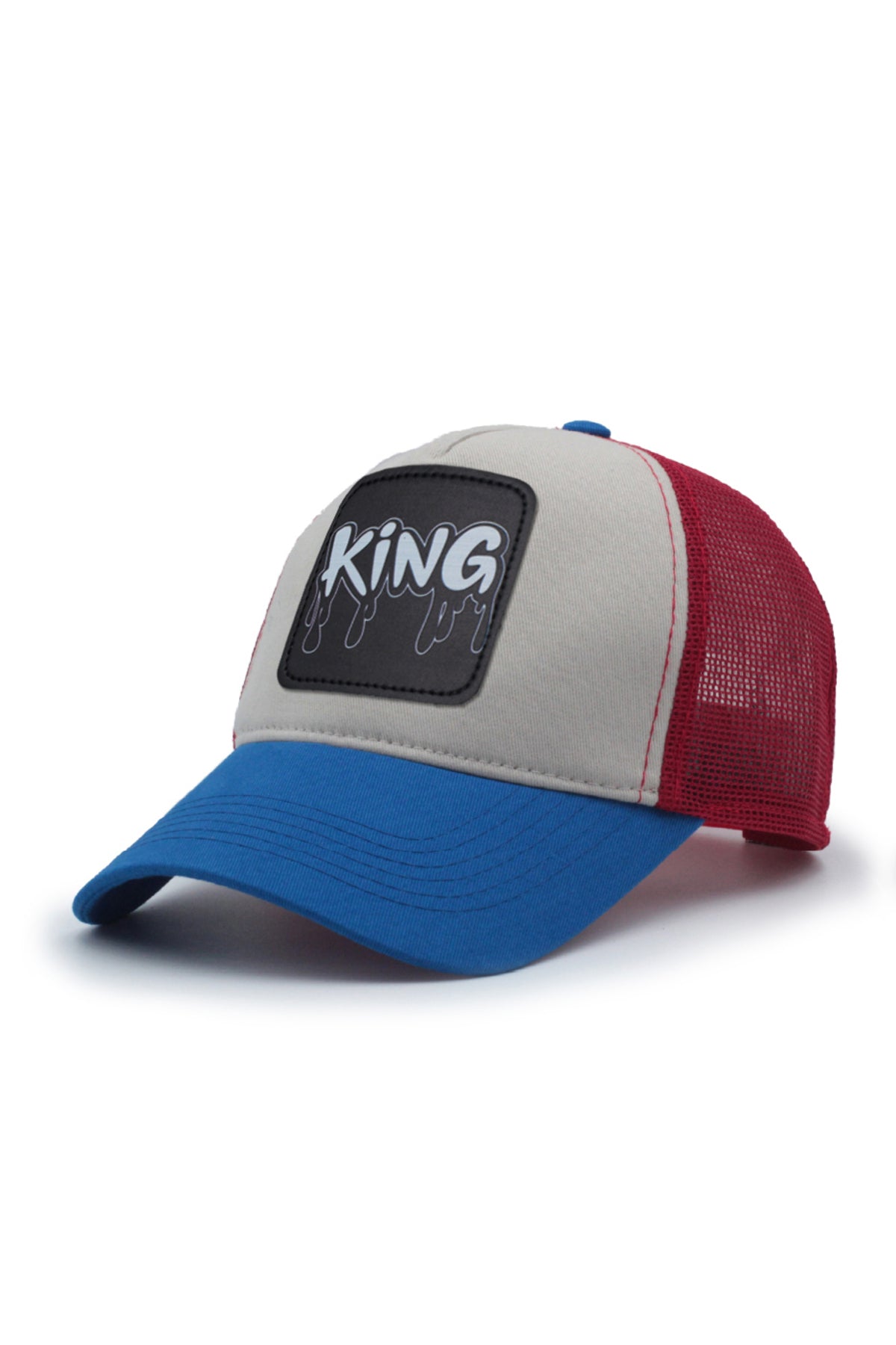 King Siyah Model Fileli Şapka Kahverengi Lacivert