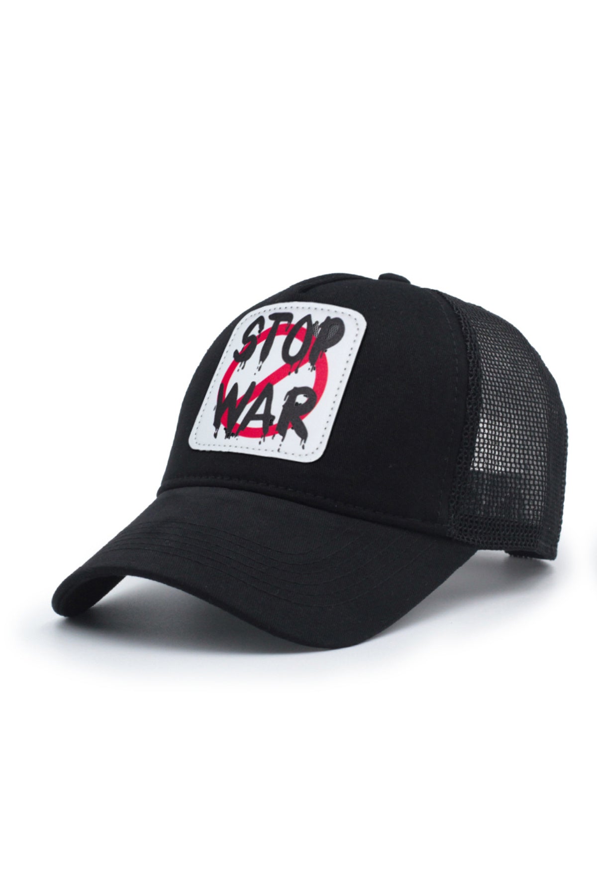 Stop War Model Fileli Şapka Kahve