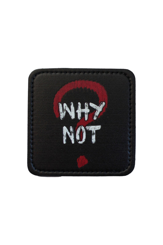 Why Not Kırmızı Model 7x7 cm Trucker Şapka Uyumlu Patch Arma