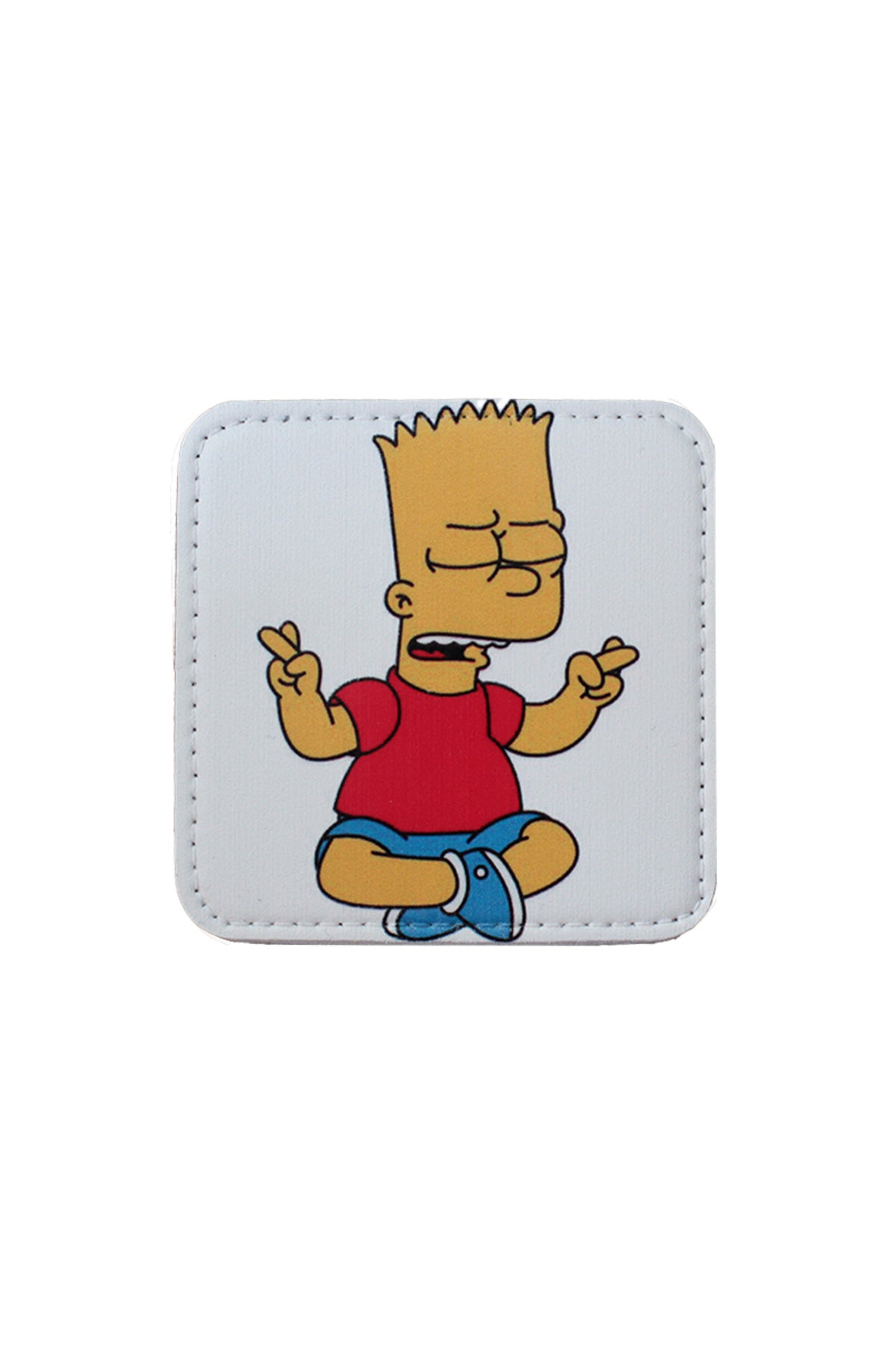 Simpson 4 model 7x7 cm cırt cırtlı şapka arması