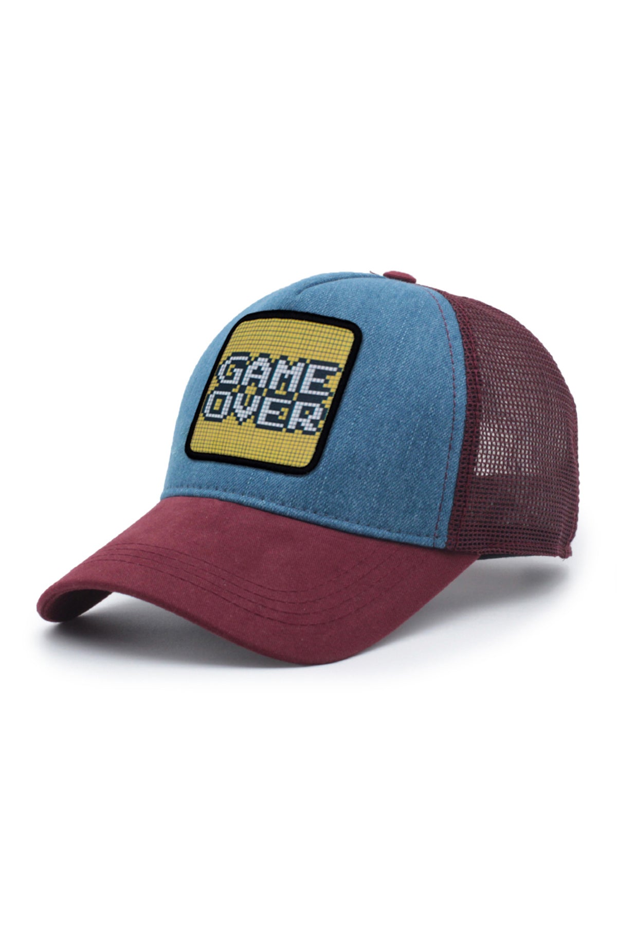 Game Over Model Fileli Şapka Siyah
