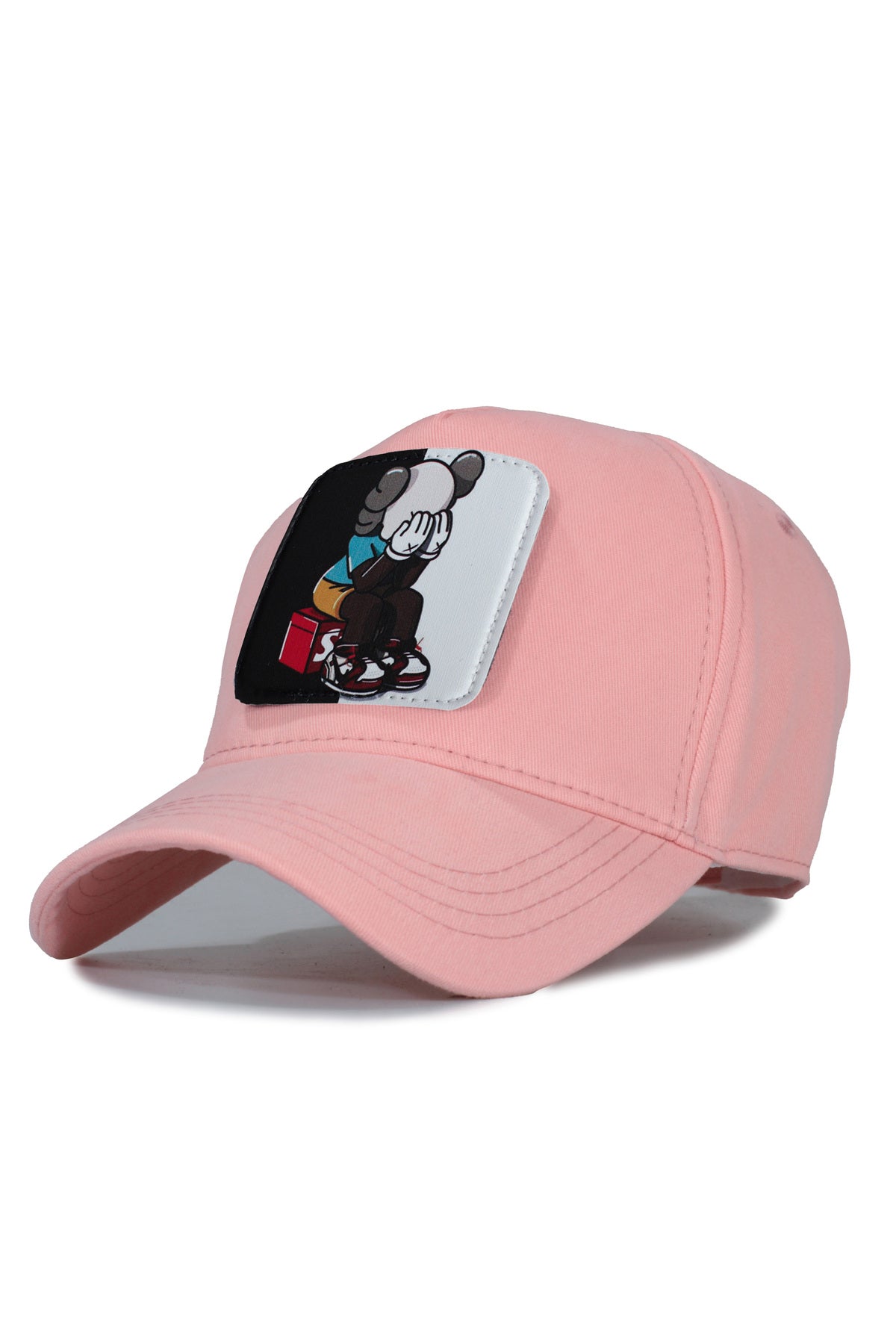 Kaws Siyah Beyaz Model Şapka- - Lacivert