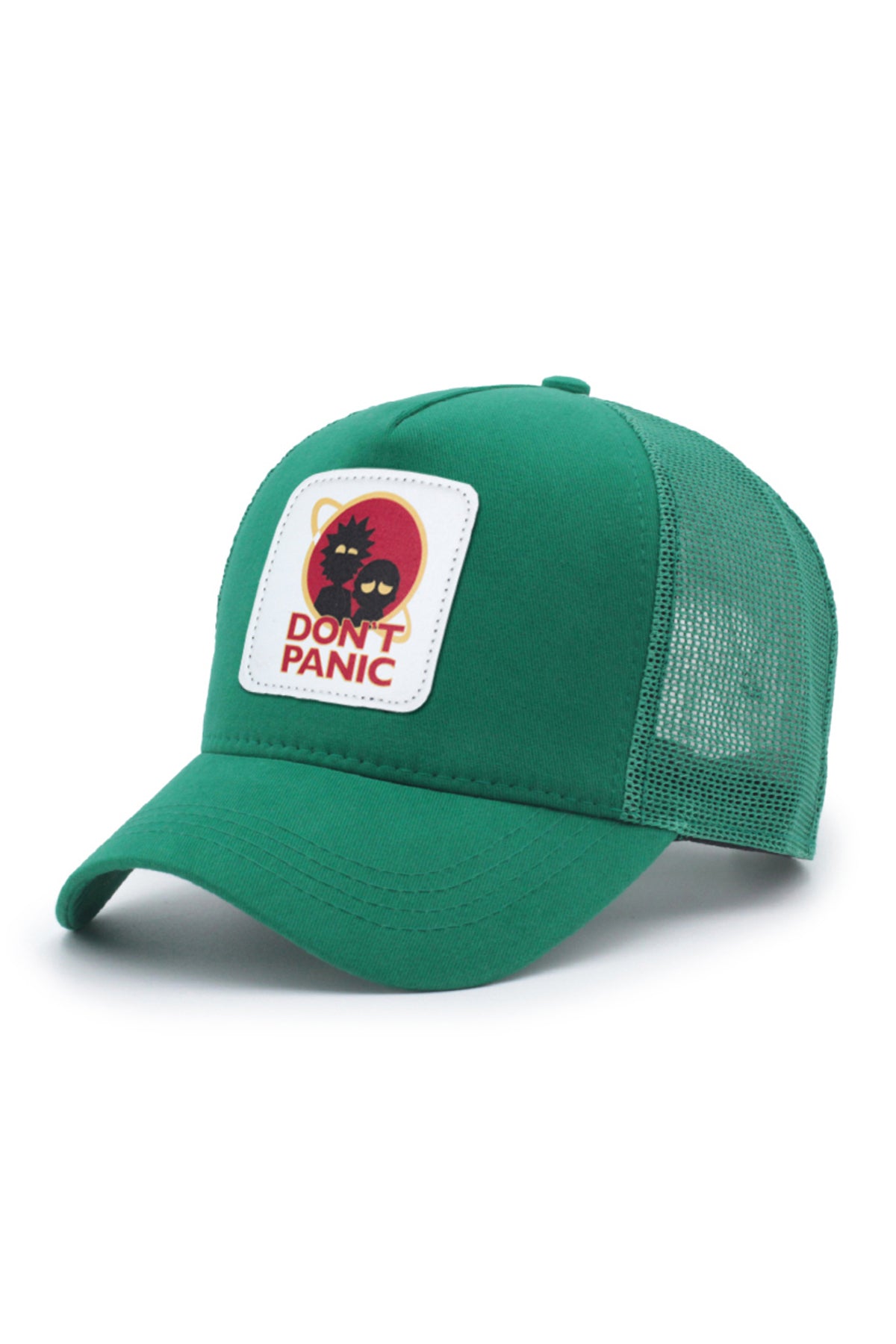 Dont Panic Model Fileli Şapka Kahverengi Lacivert