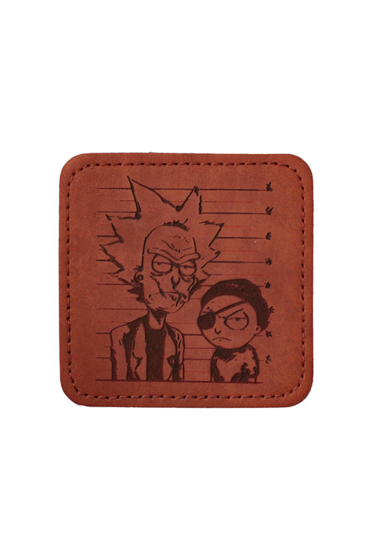 Rick and Morty Model 7x7 cm Trucker Şapka Uyumlu Patch Arma