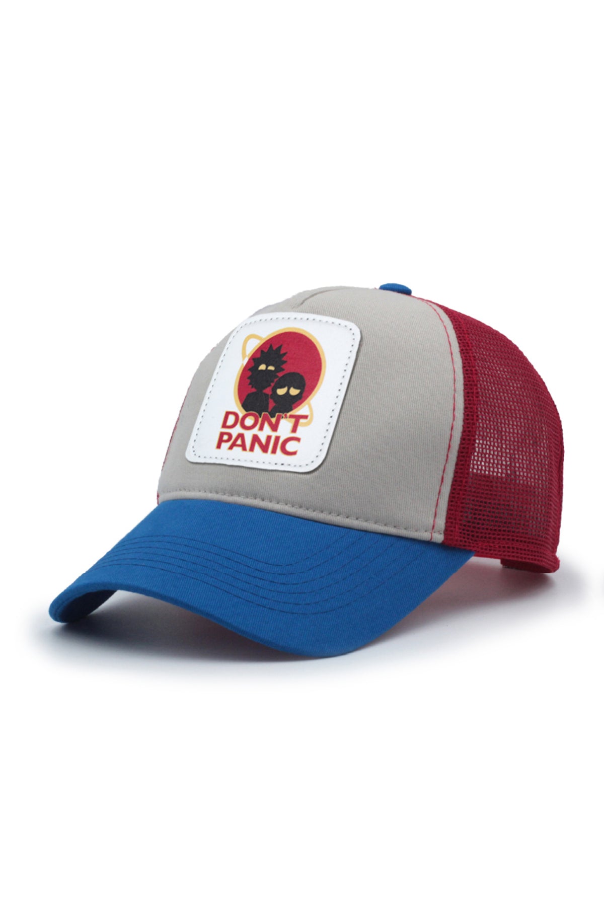 Dont Panic Model Fileli Şapka Kahverengi Lacivert