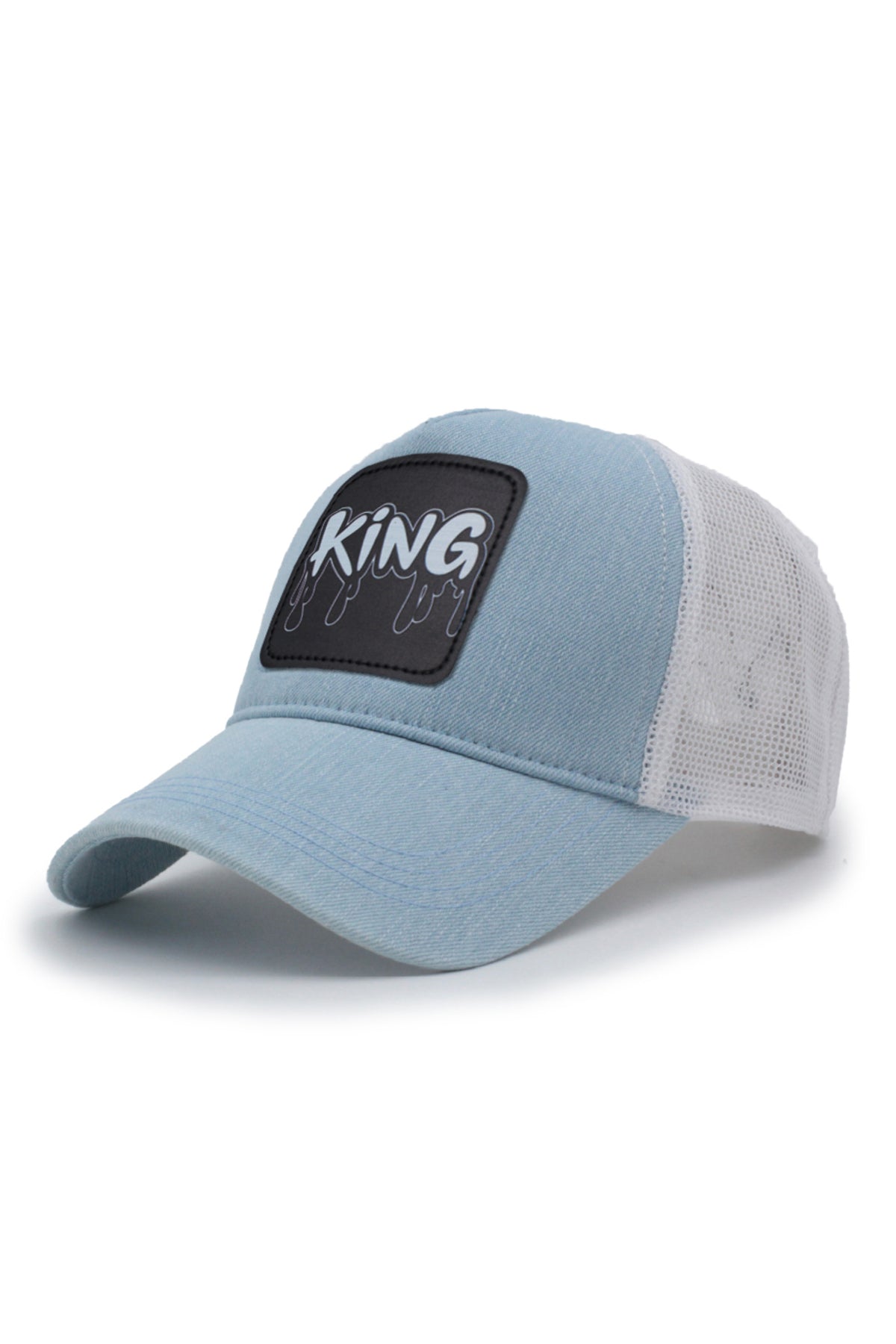 King Siyah Model Fileli Şapka Kahverengi Lacivert