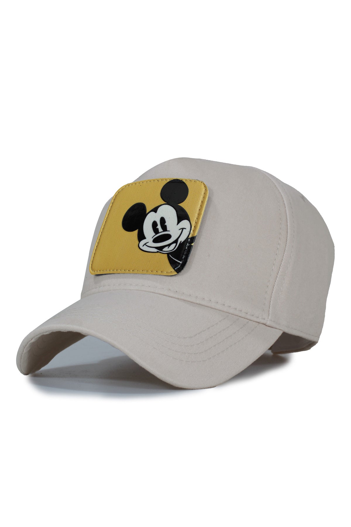 Mickey #5 Model Şapka- - Hardal Kahve