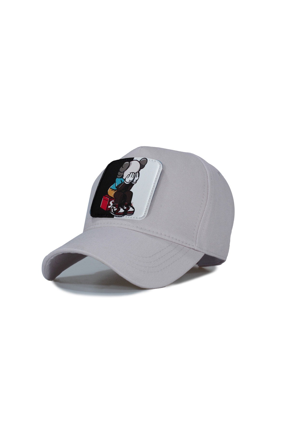 Kaws Siyah Beyaz Model Şapka- - Lacivert