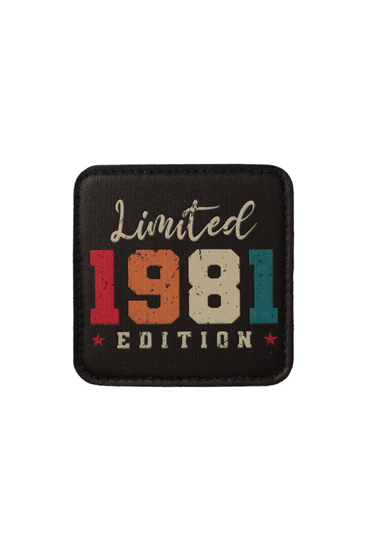 1981 Model 7x7 cm Trucker Şapka Uyumlu Patch Arma