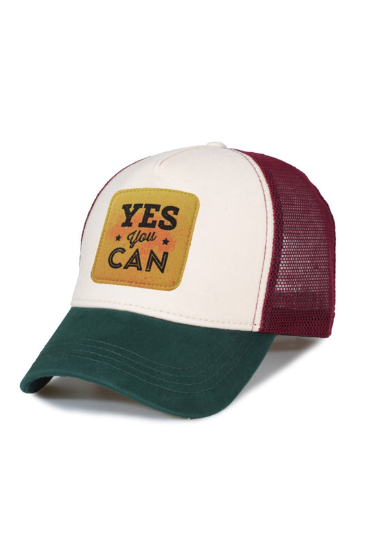 Yes You Can Sarı Model Fileli Şapka
