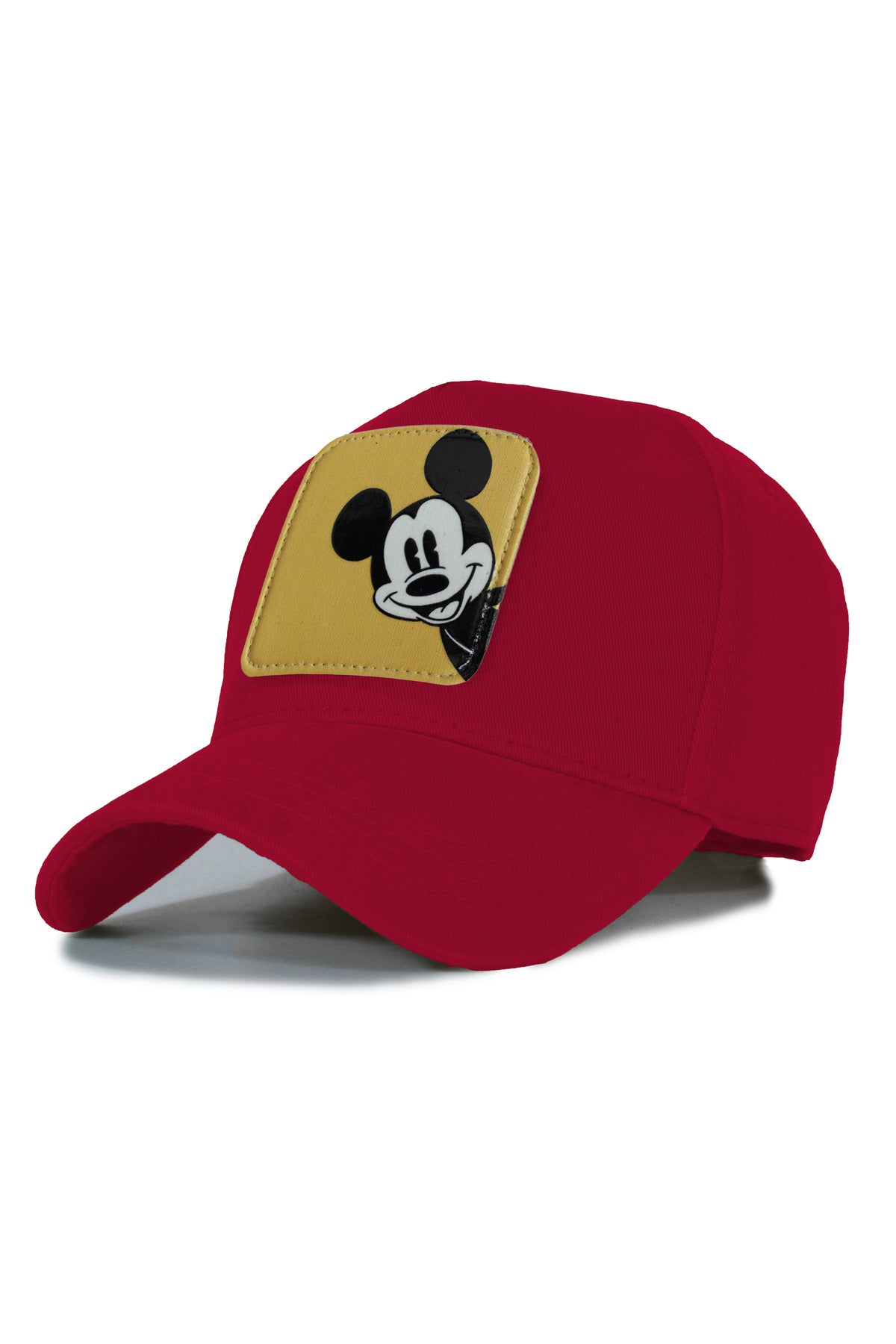 Mickey #5 Model Şapka- - Hardal Kahve