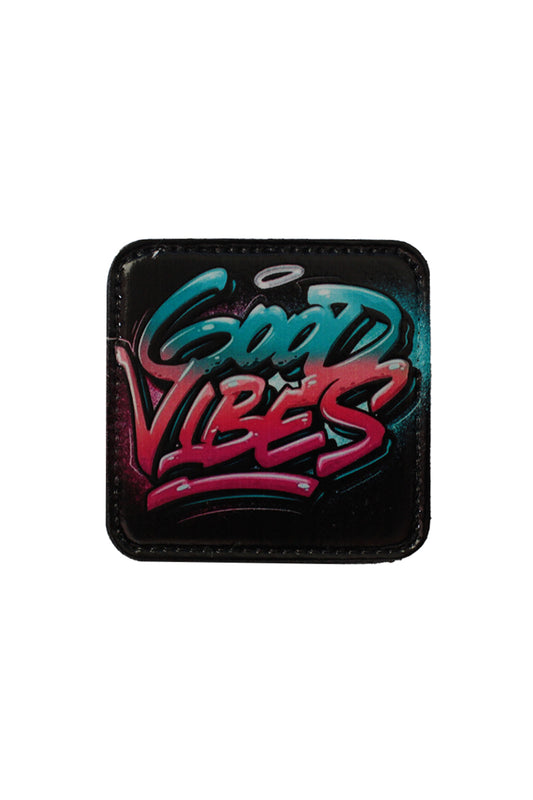 Good Vıbes Model 7x7 cm Trucker Şapka Uyumlu Patch Arma
