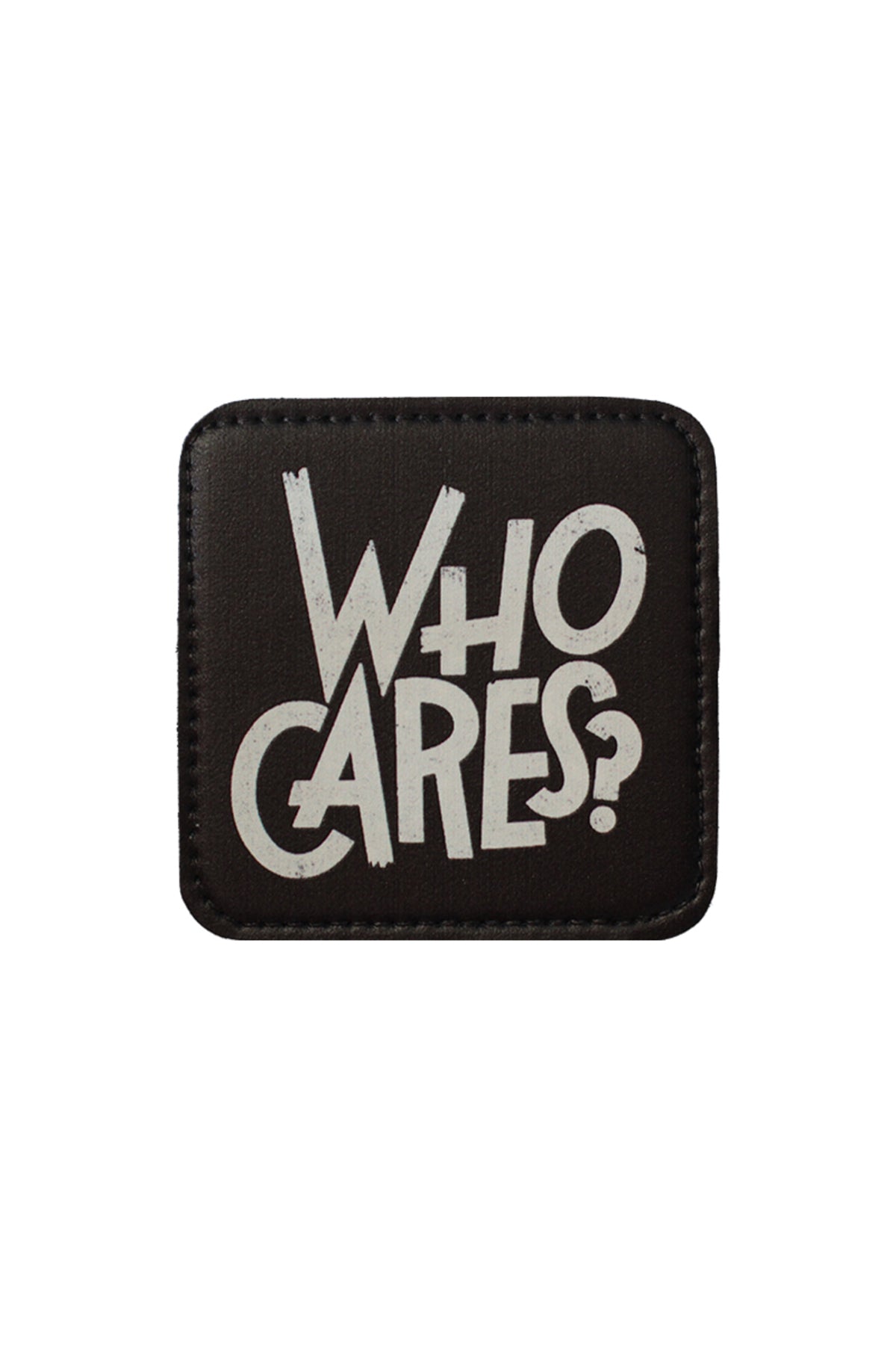 Who Cares model 7x7 cm cırt cırtlı şapka arması