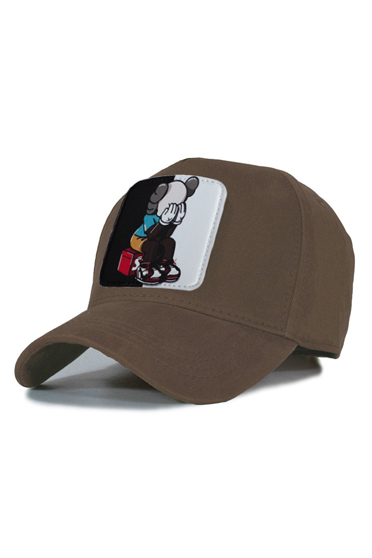 Kaws Siyah Beyaz Model Şapka- - Lacivert