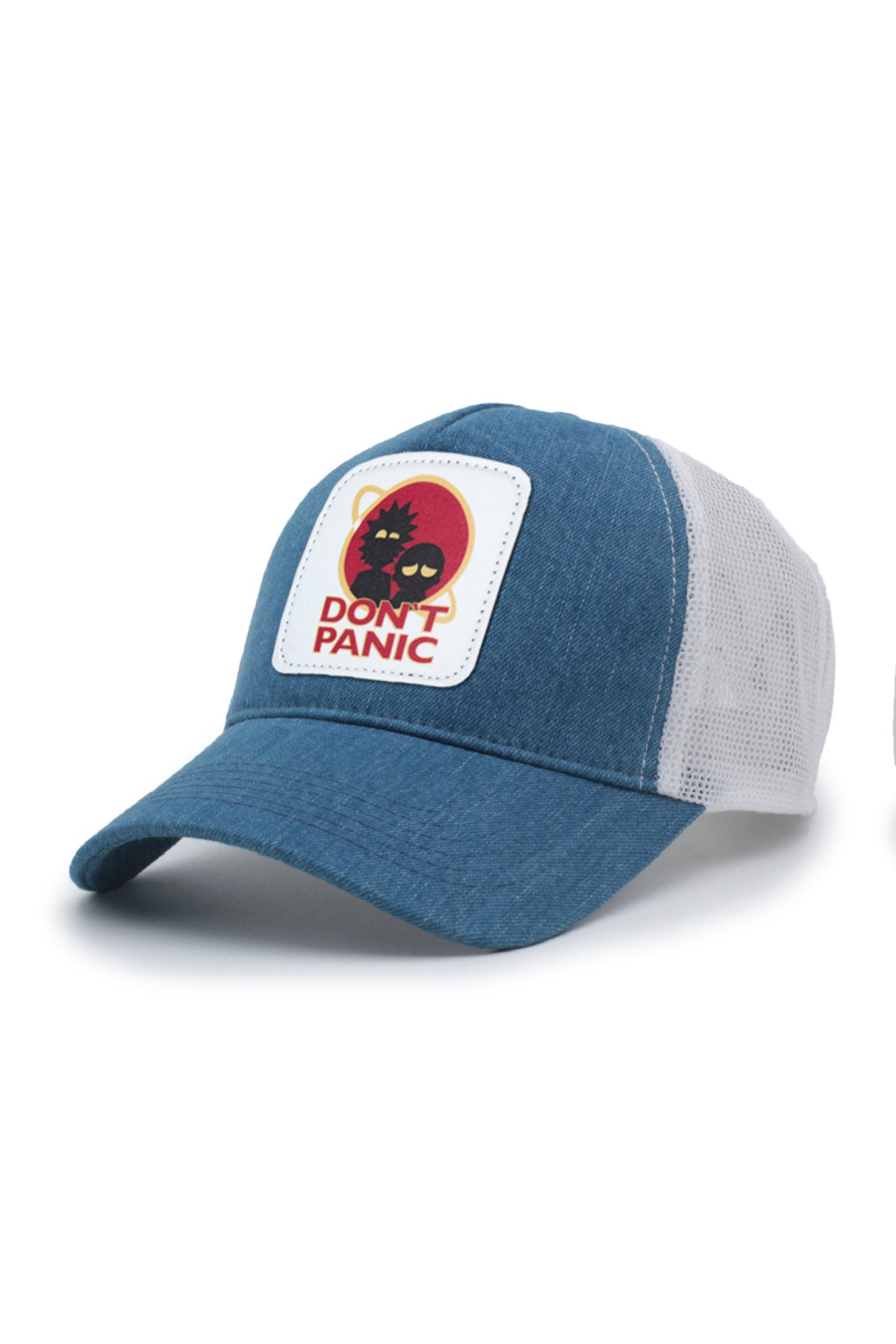 Dont Panic Model Fileli Şapka Kahverengi Lacivert