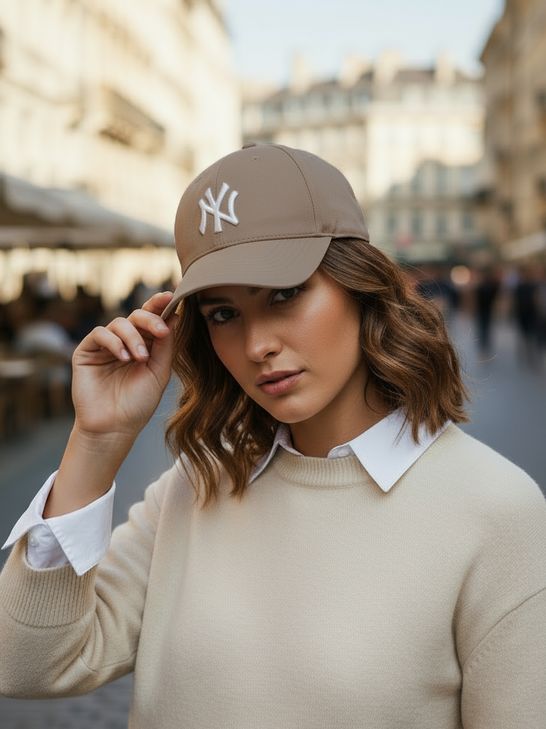 NY NewYork Yankee Model Şapka Kahve