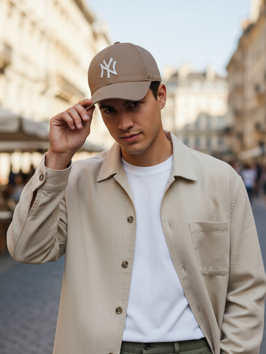 NY NewYork Yankee Model Şapka Kahve