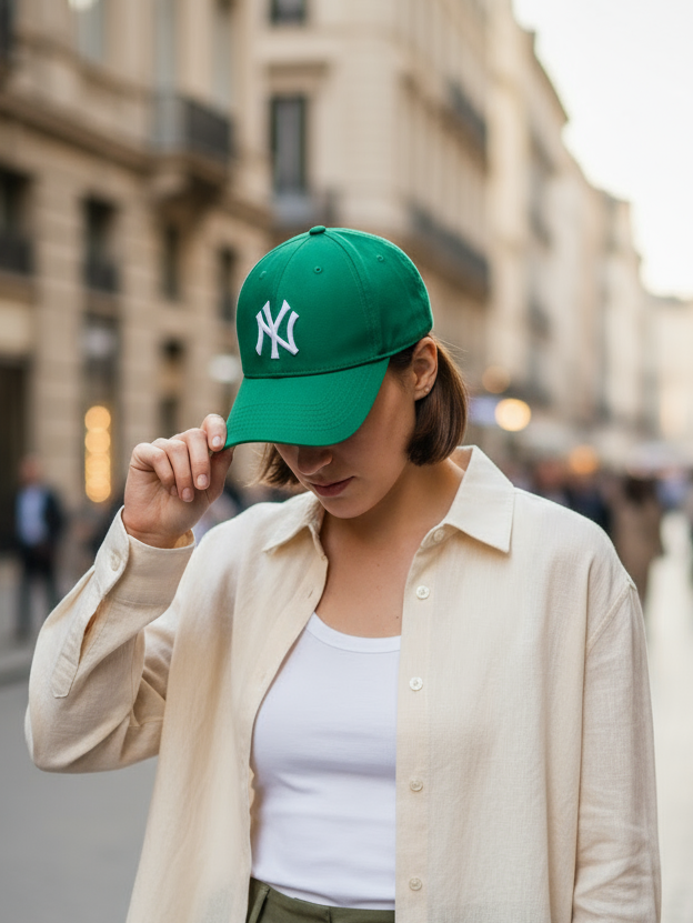 NY NewYork Yankee Model Şapka Yeşil