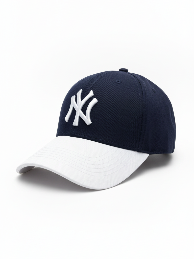 NY NewYork Yankee Model Şapka Lacivert Beyaz